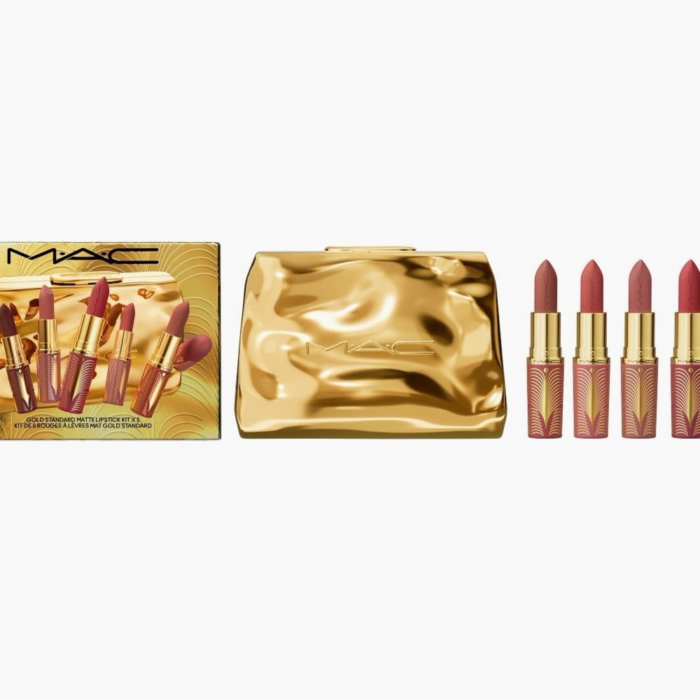 5-Piece Gold Standard MACximal Silky Matte
Lipstick Gift Set (Limited
Edition)